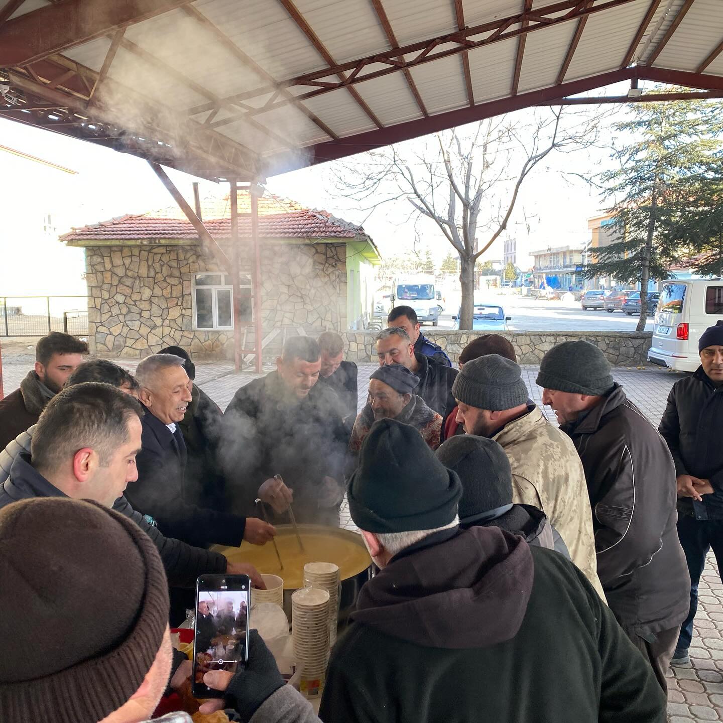 Yozgat'ın Şefaatli ilçesinde içleri ısıtan ikram