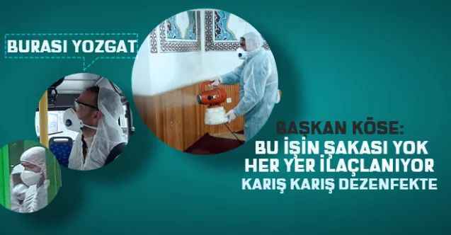 Yozgat Belediyesi, Şehri Karış Karış Dezenfekte Ediyor!