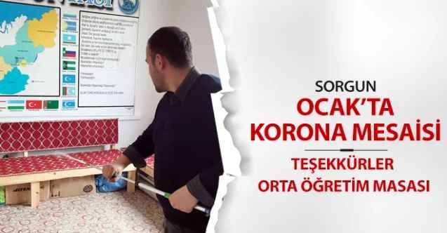Sorgun Ülkü Ocaklarında Koronavirüs Mesaisi