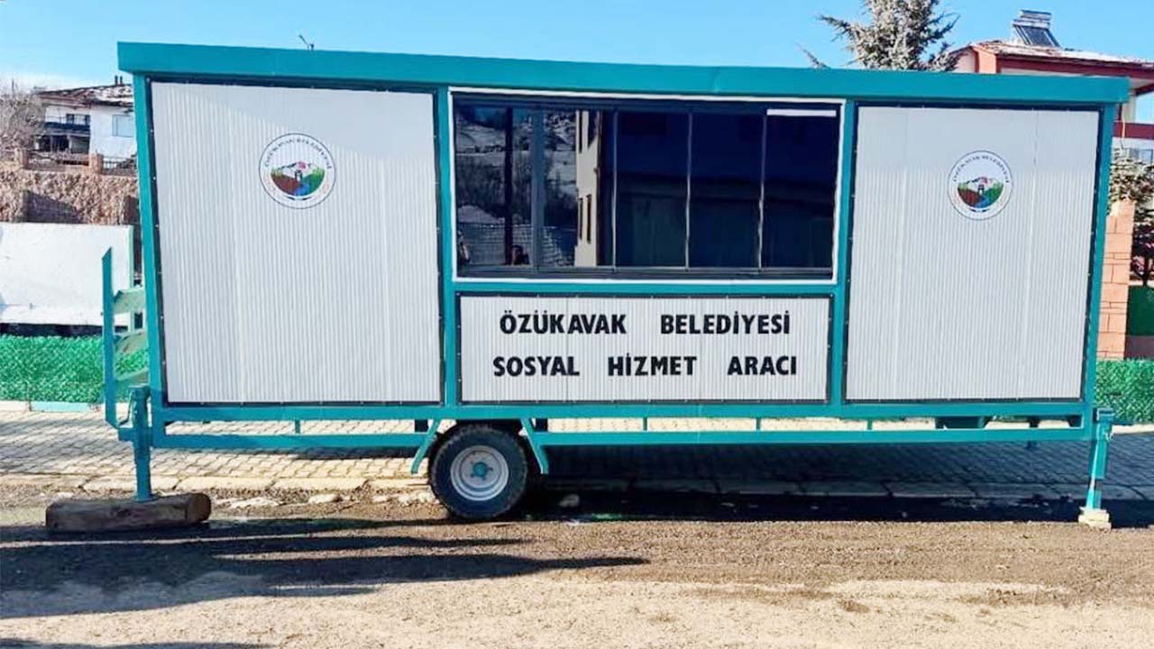 Özükavak Belediyesi’nden Yeni Sosyal Hizmet Aracı!