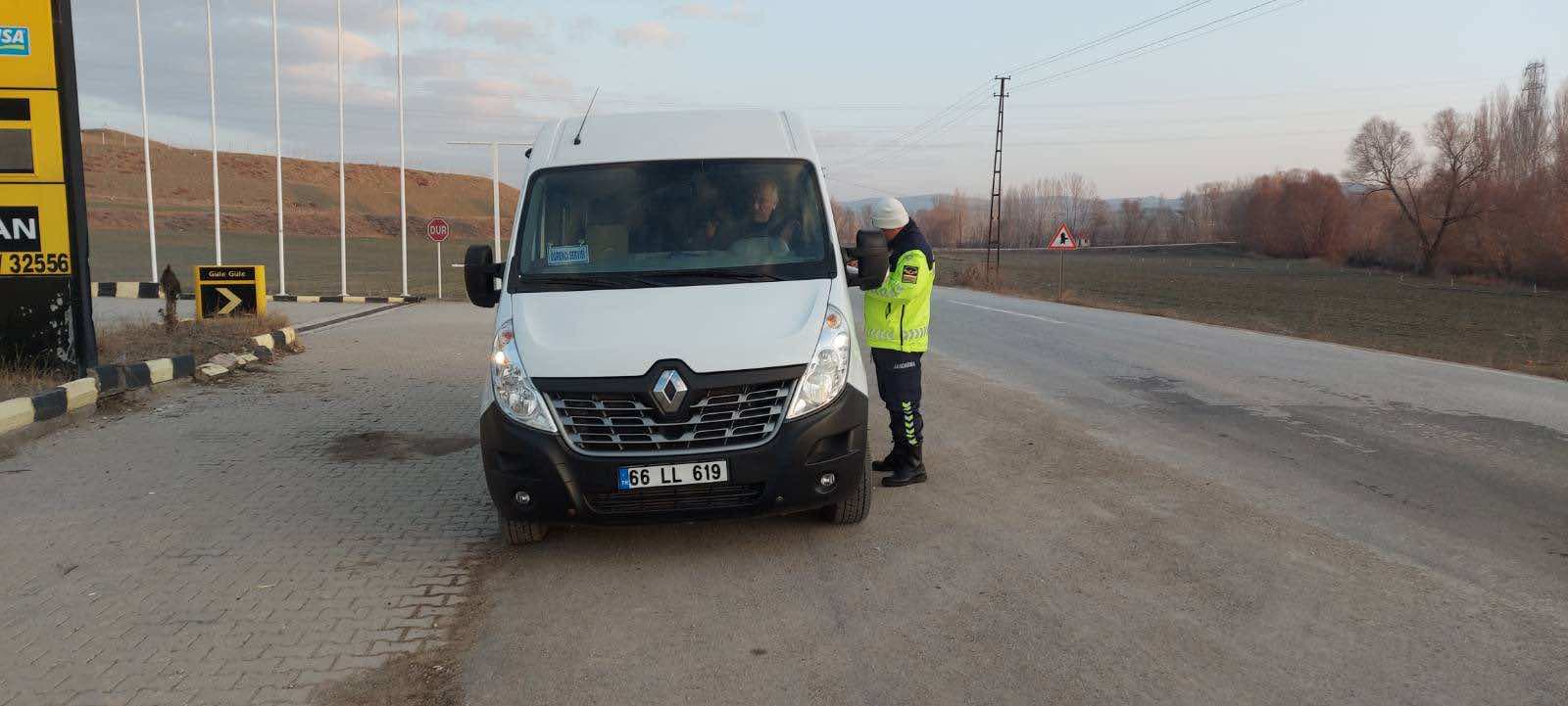 Yozgat'ta Okul servisleri Denetimden Geçti