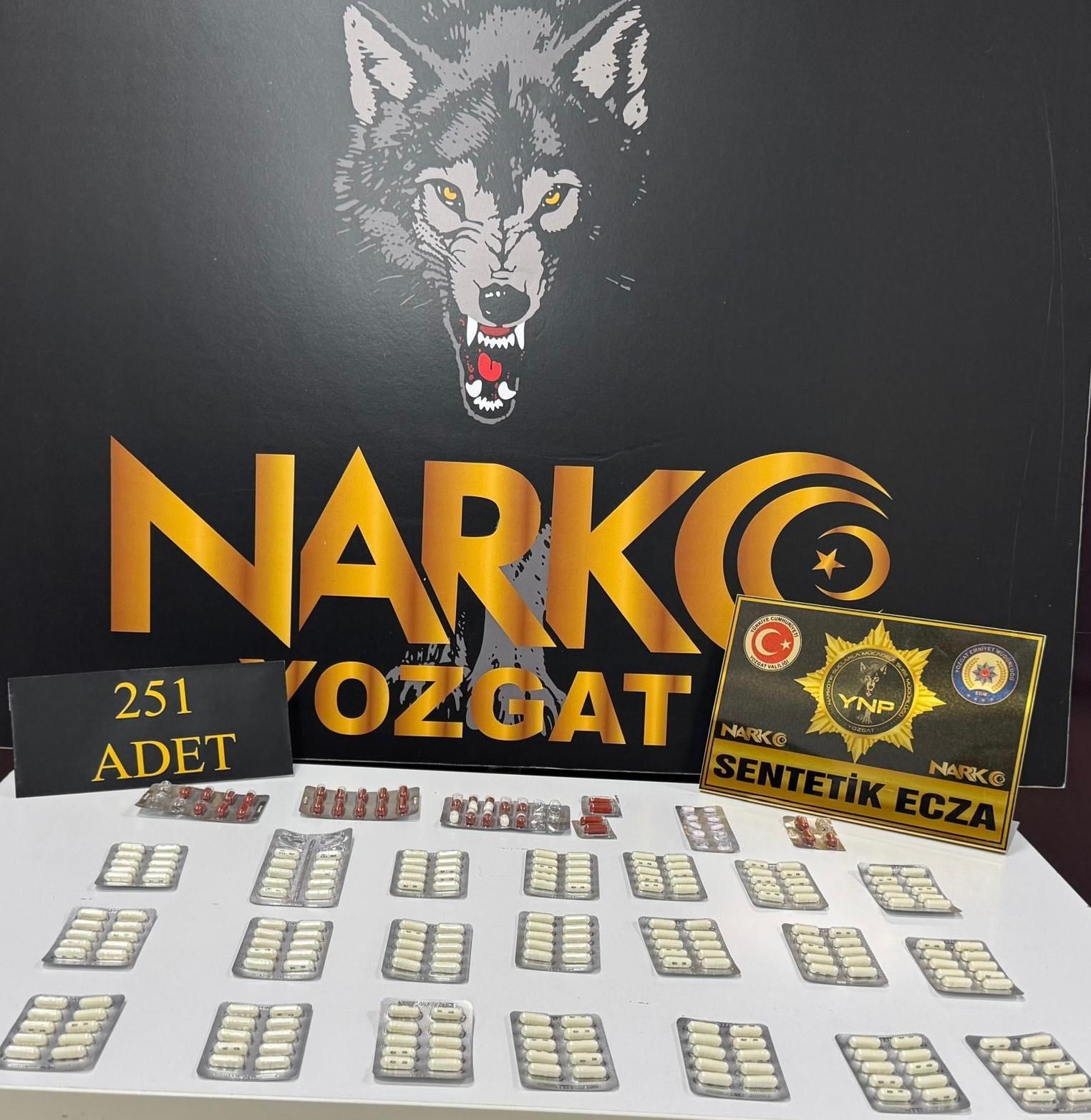 Yozgat’ta Sentetik Ecza Hap Operasyonu: 3 Şüpheli Tutuklandı