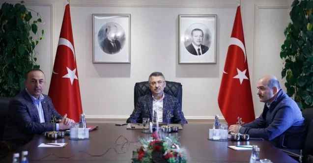 Köşkte korona virüs toplantısı