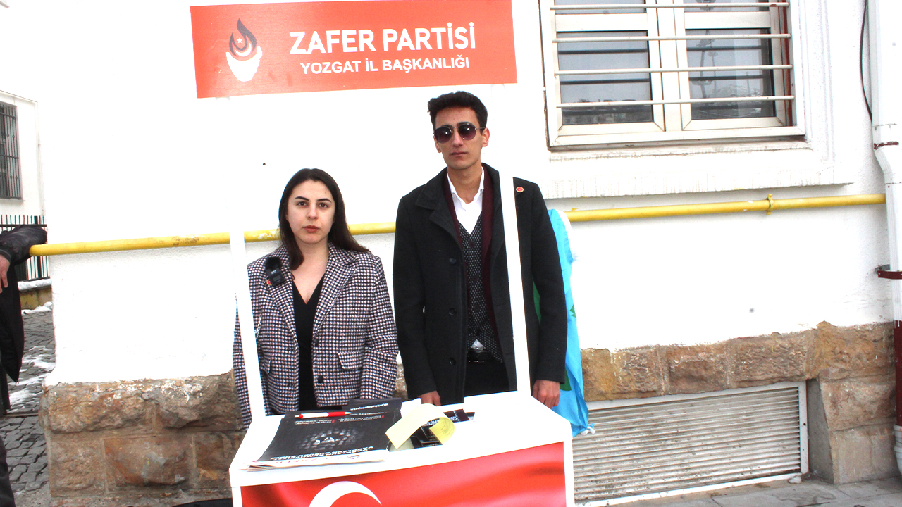 Zafer Partisi Yozgat’ta Ümit Özdağ’ın Tutukluluğuna Tepki Gösterdi
