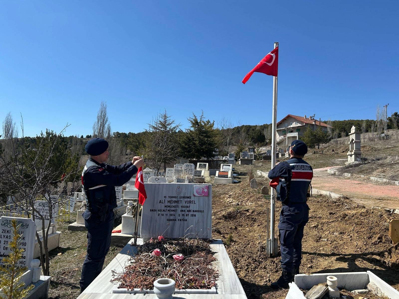 Çayıralan Şehitliği’nde bakım