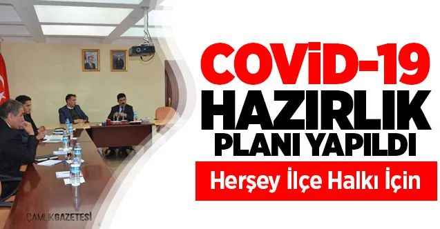 Sarıkaya'da COVİD 19 Toplantısı Yapıldı
