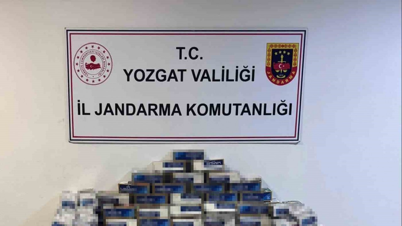 Yozgat’ta 20 bin adet makaron ele geçirildi