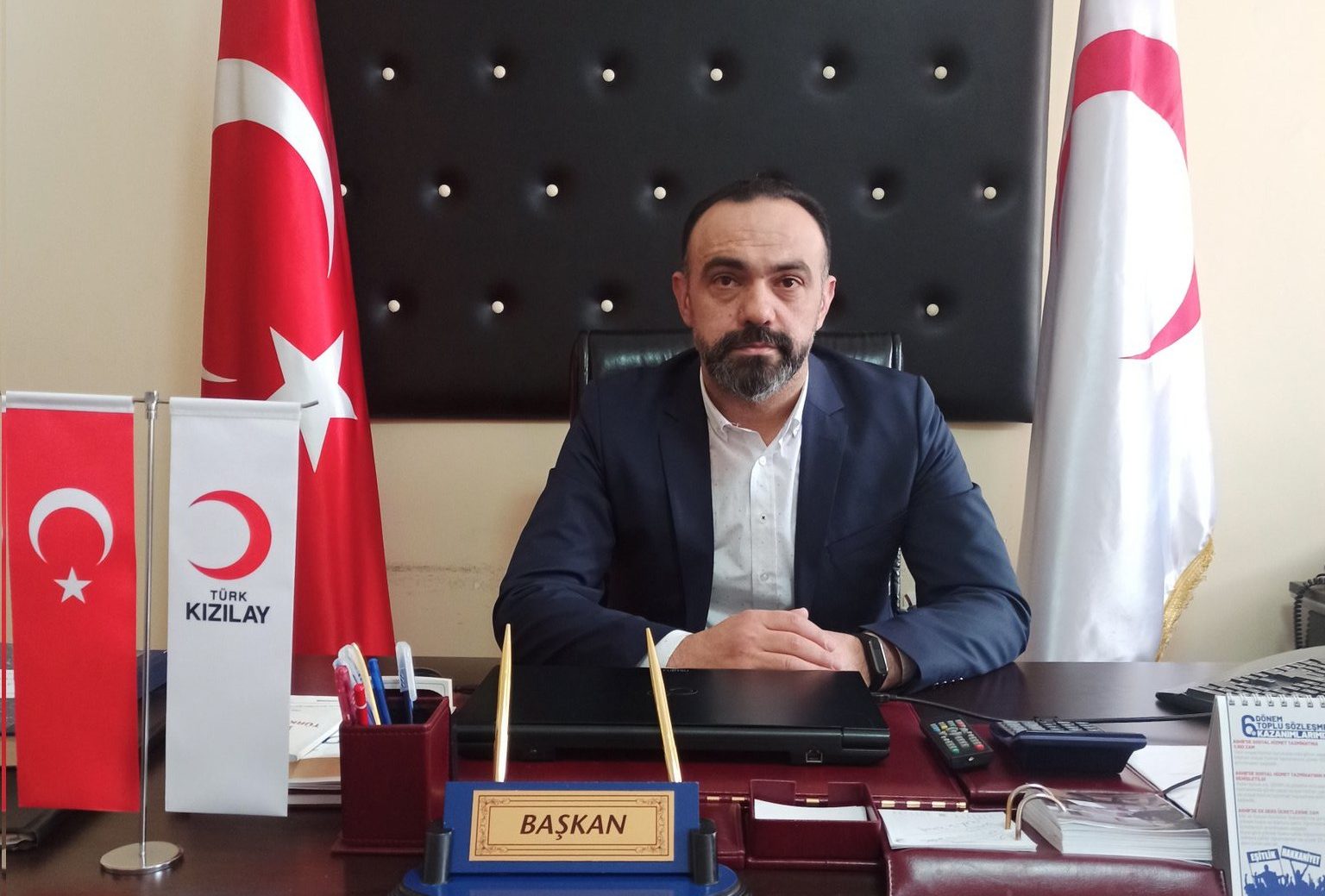 Türk Kızılay'ı Yozgat Şubesi bir başına olanların yanı başında
