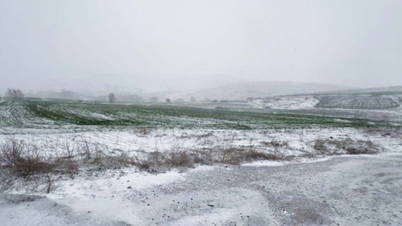 Yozgat’ta Mart Ayında Yağan Kar Çiftçileri Endişelendirdi!
