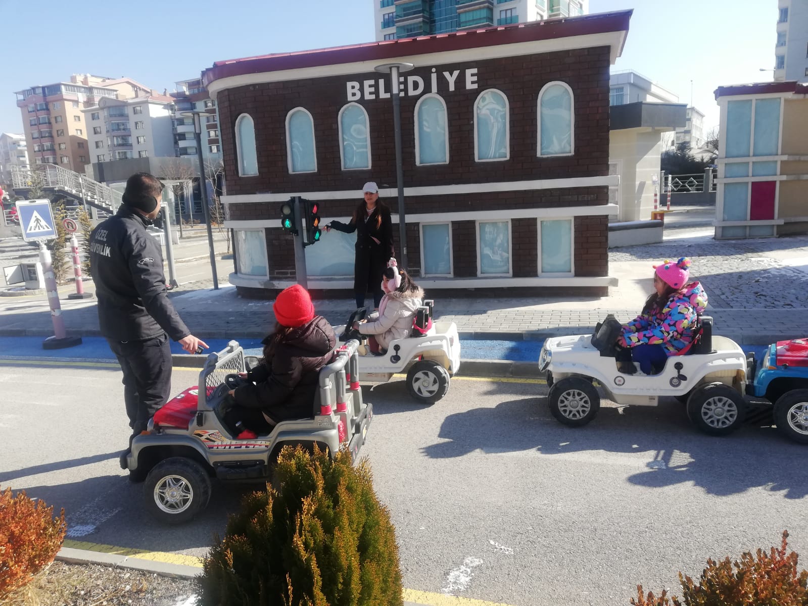 Mamak'ta Minikler Trafik Kurallarını Öğreniyor