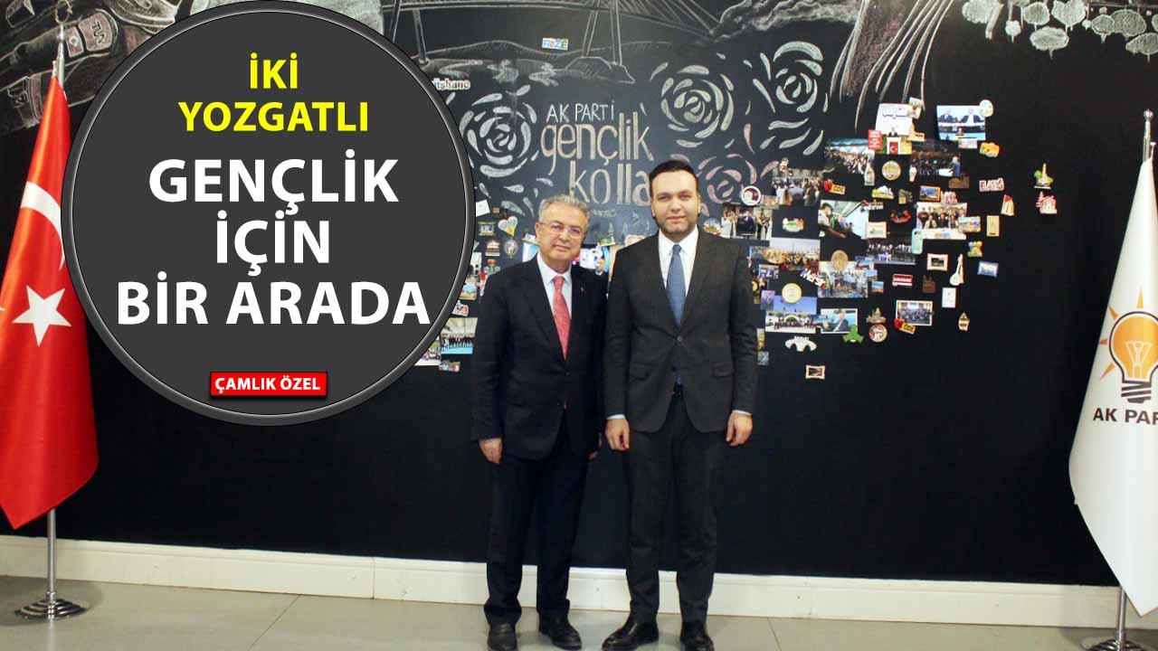 İki Yozgatlı gençlik için AK Parti Genel Merkezi'nde bir arada! Samimi buluşma...