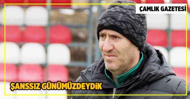 Yozgatspor 1959 FK Teknik Direktörü Cemal Çıldır: Şanssız günümüzdeydik