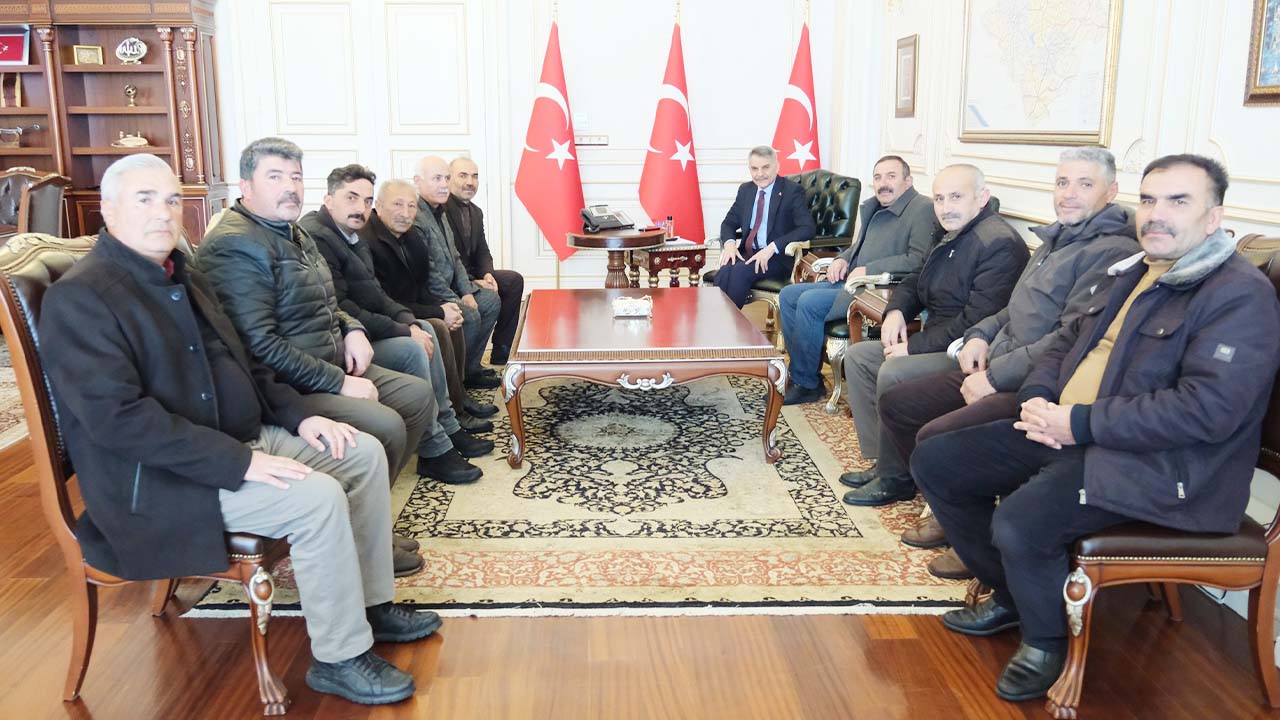 Yozgat’ta Köy Muhtarları Vali Özkan’a Köylerinin Sorunlarını iletti!