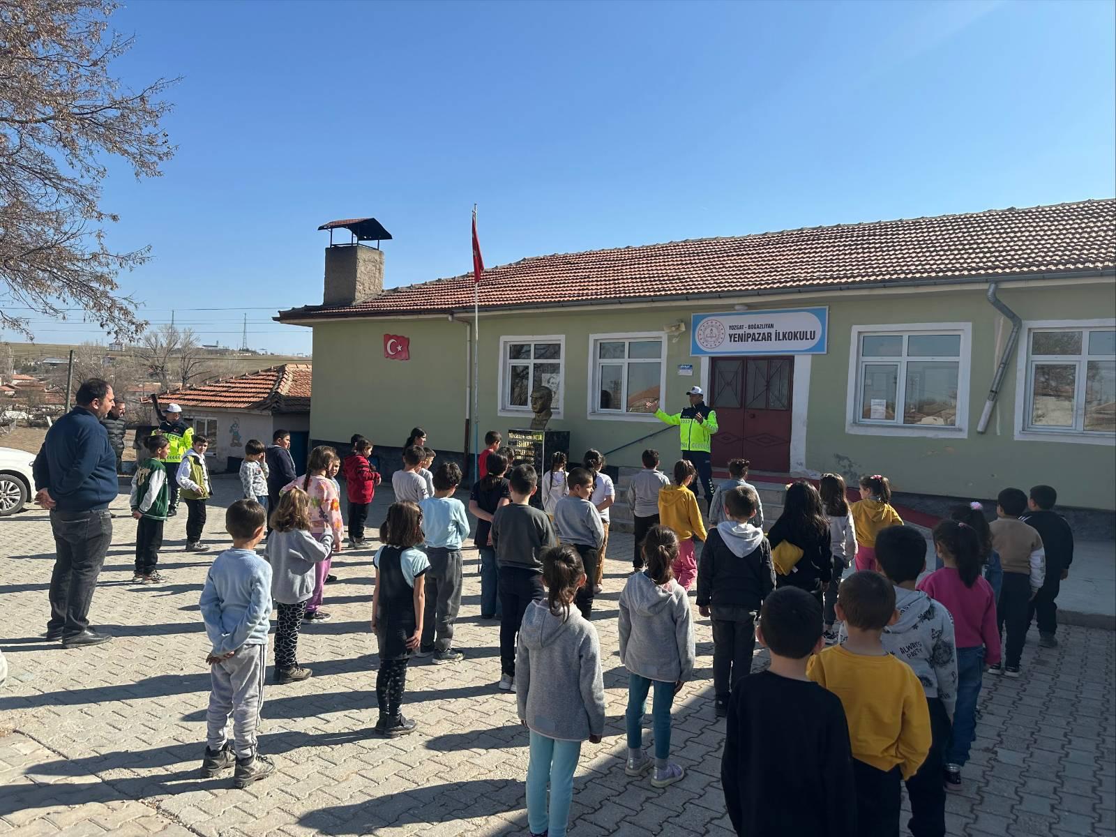 Yozgat'ta Öğrenciler Trafik Güvenliği Eğitimi Aldılar
