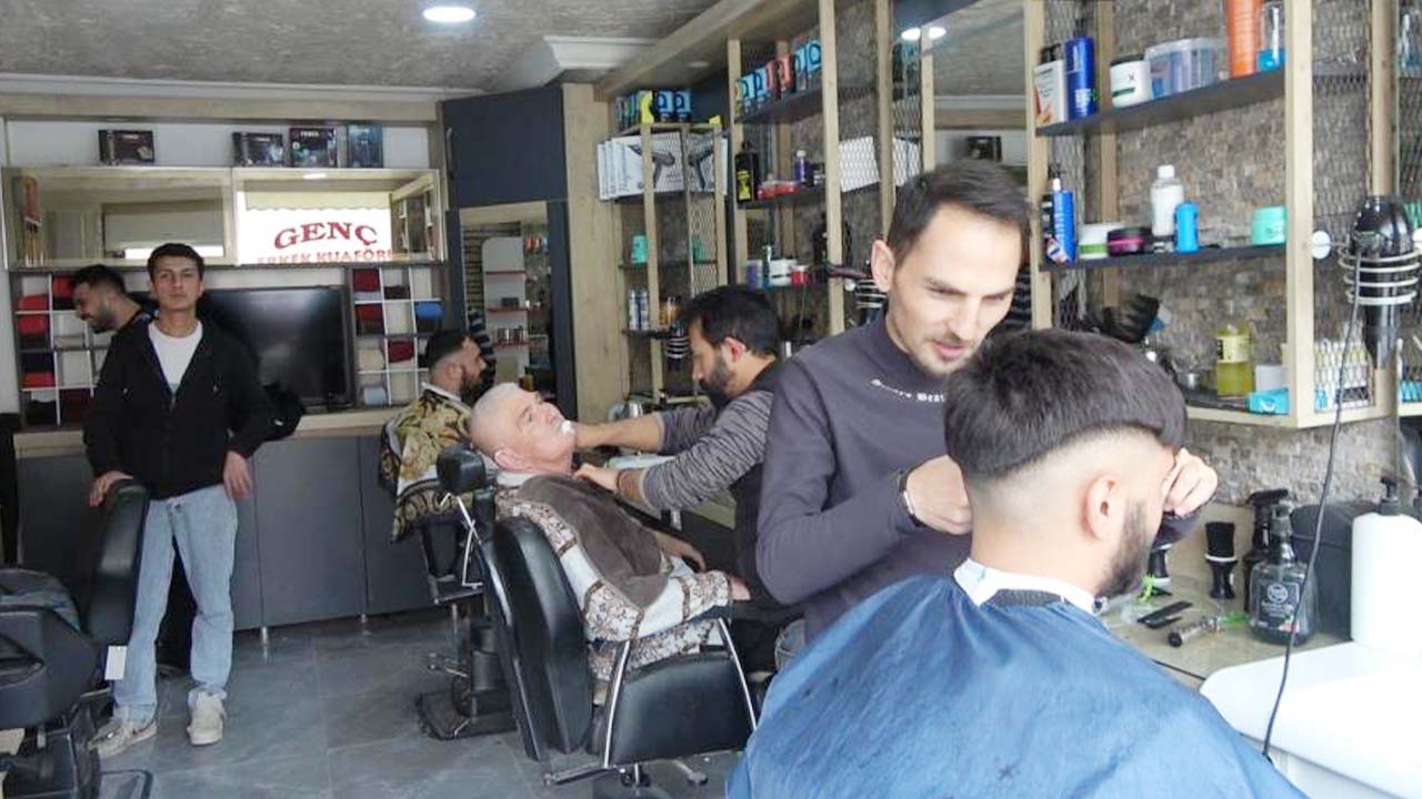 Yozgat’ta Berberlerde Bayram Yoğunluğu Yaşanıyor!