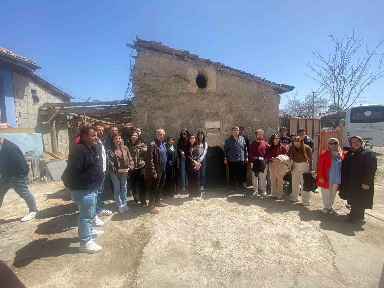 Öğrenciler Sarıkaya’nın turistik yerlerini gezdi