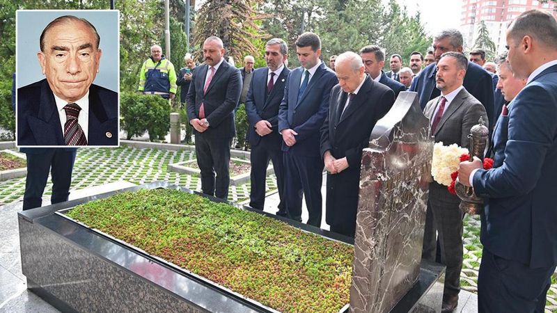 Bahçeli'den Türkeş’e Vefa Ziyareti: Dava Baki, Lider Efsanevi