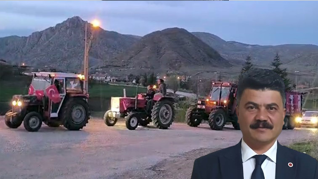 Yozgat'ta Çiftçiler, Ekrem İmamoğlu'na Destek İçin Traktörleriyle Konvoy Oluşturdu