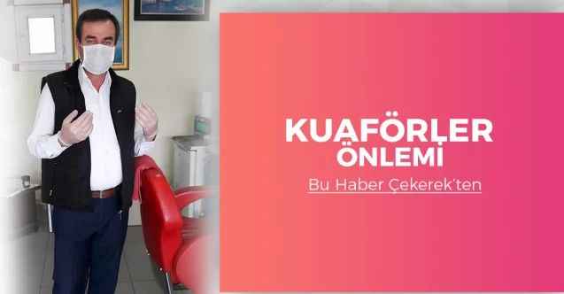 Çekerek İlçesi'nde Kuaförler Kendi Önlemini Alıyor... Hijyenik Kuaför