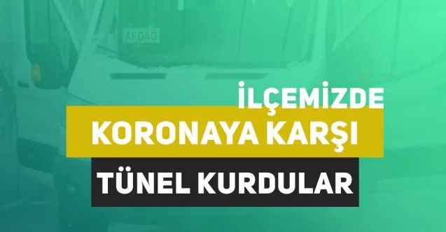 Yozgat'ın Akdağmadeni İlçesi'nde Koronaya Karşı Tünel Kurdular... Buradan Geçmeyen Yola Çıkmayacak!