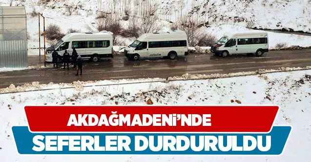 Akdağmadeni Belediyesi Halk Otobüs Seferlerini Durdurdu