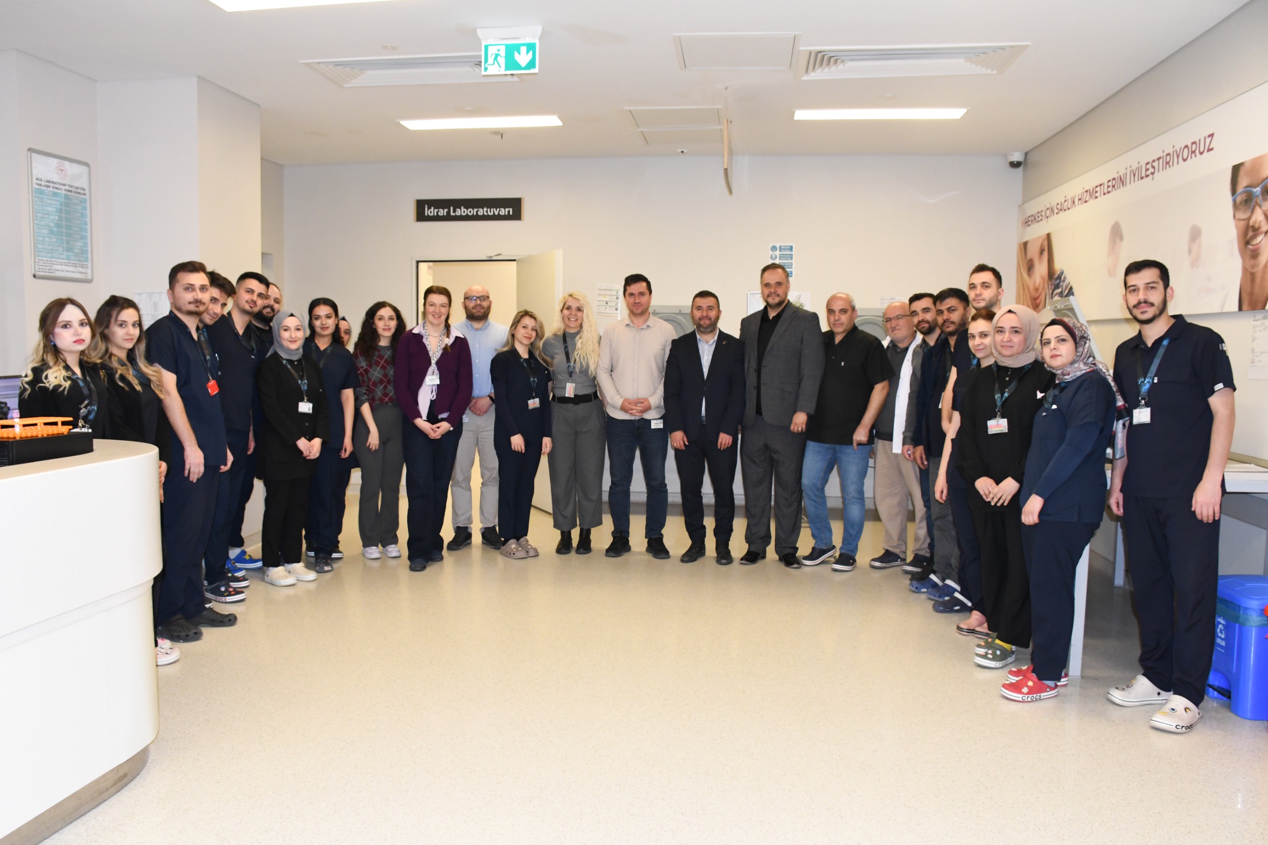 Yozgat Şehir Hastanesi’nde Laboratuvarcılar Unutulmadı
