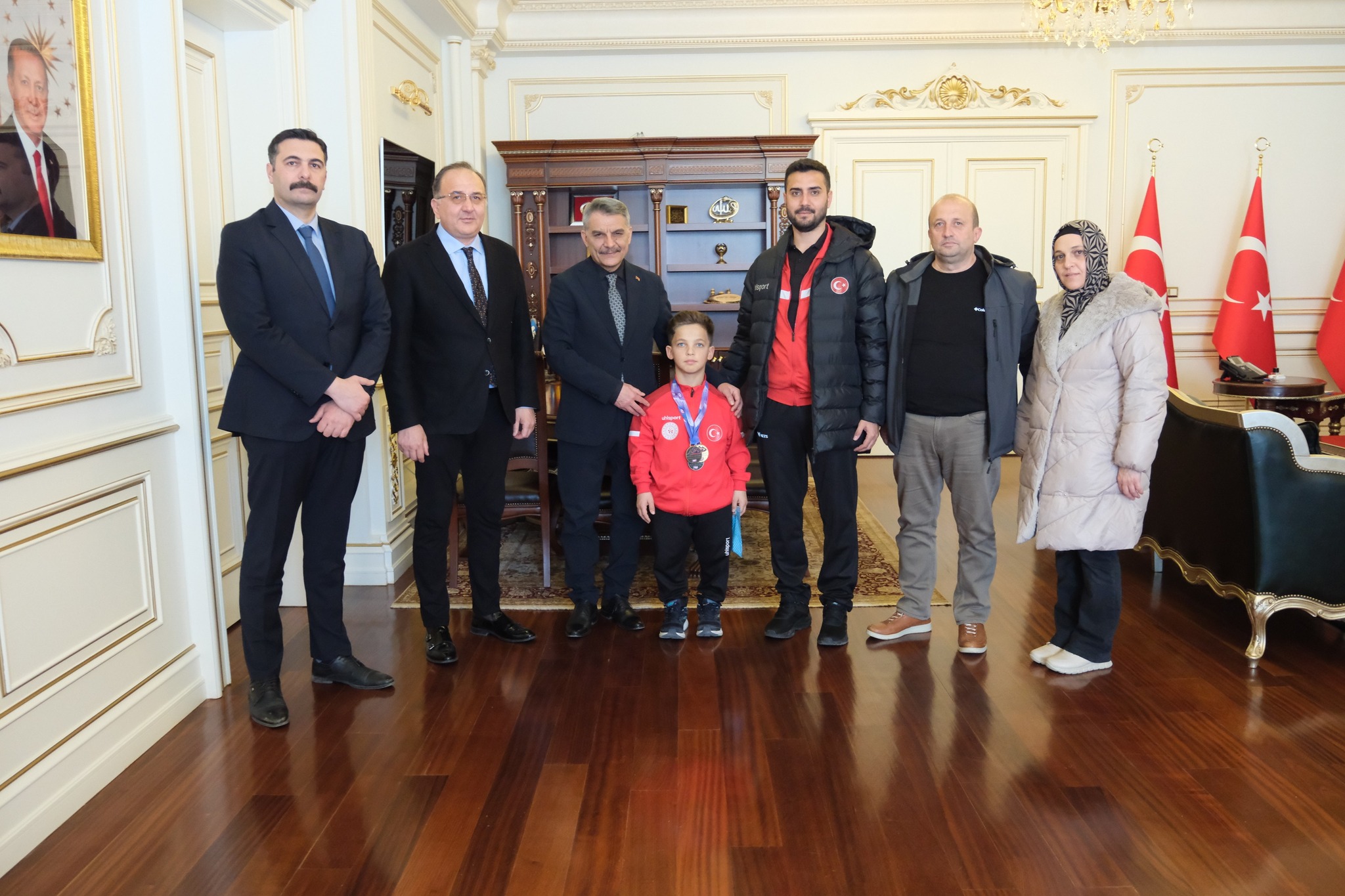 Yozgat Valisi Mehmet Ali Özkan Dünya Şampiyonunu Ağırladı