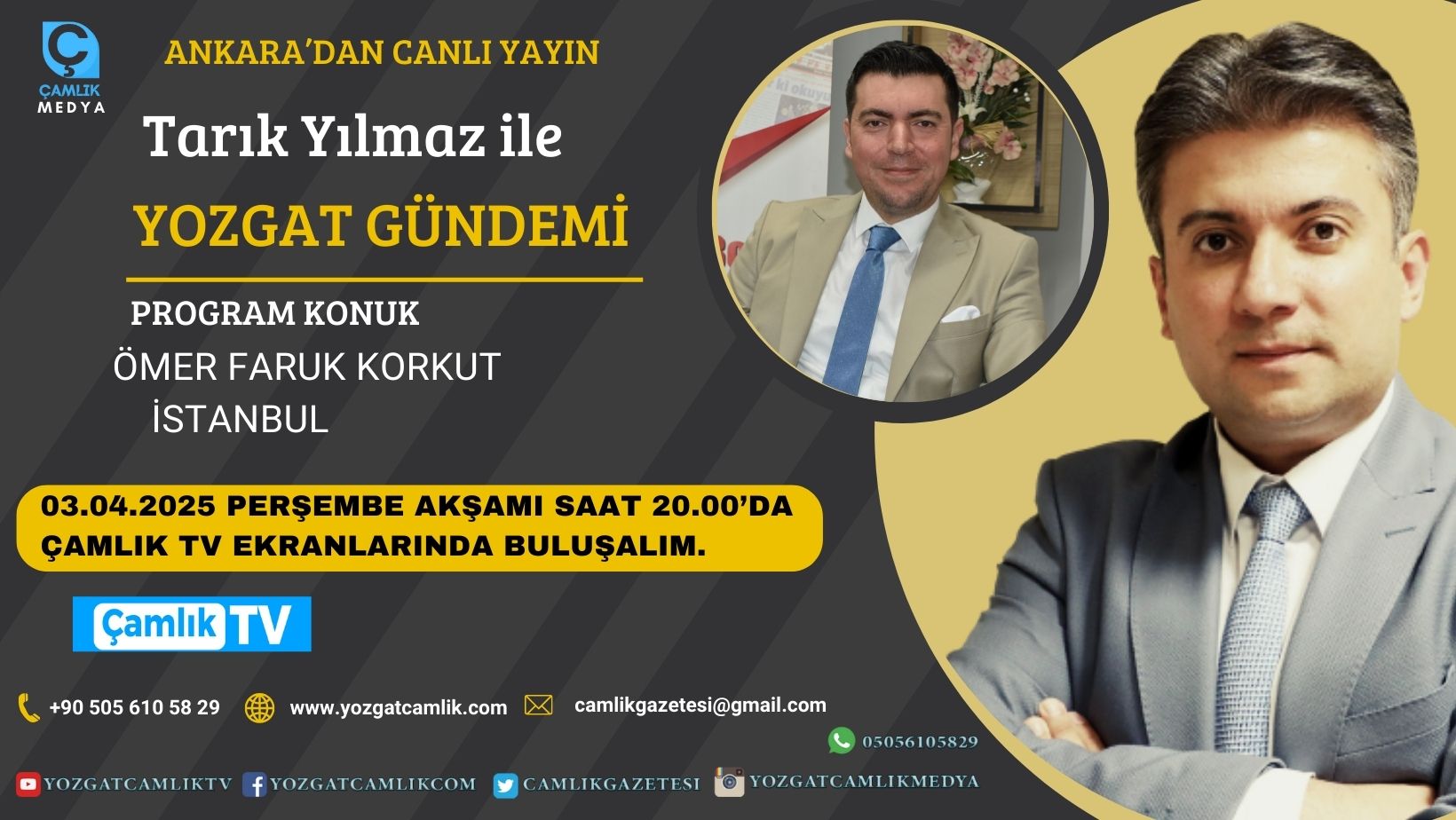 Tarık Yılmaz ile Yozgat Gündemi Devam Ediyor