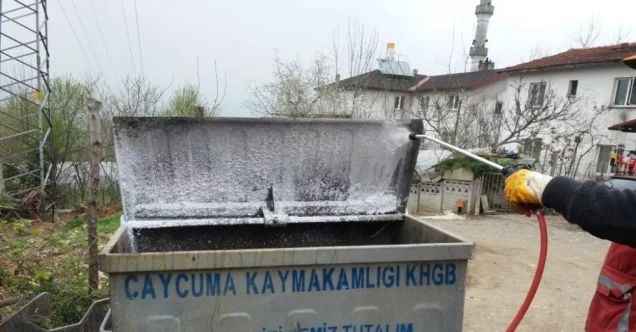 İl Özel İdare tarafından 83 köy dezenfekte ediliyor