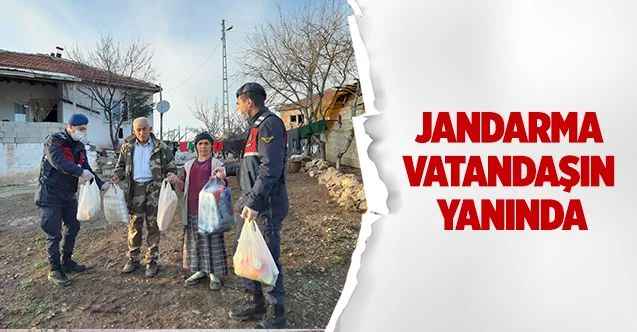 Jandarma vatandaşın yanında
