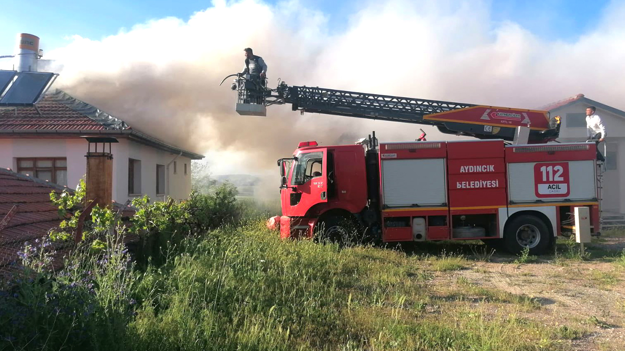 Yozgat'ın O ilçesinde Yangın Paniği