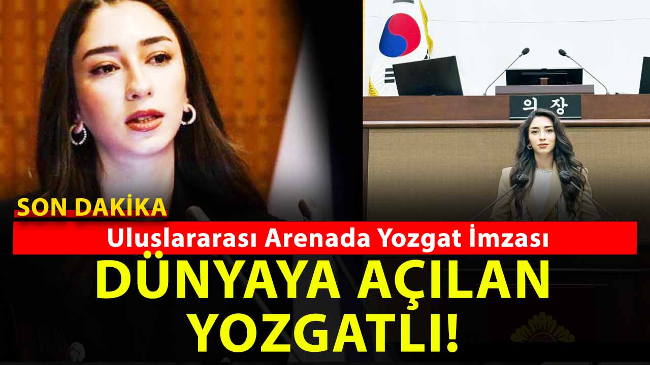 Yozgatlı genç siyasetçi Güney Kore’ye damgasını vurdu! İşte o uluslararası temas!