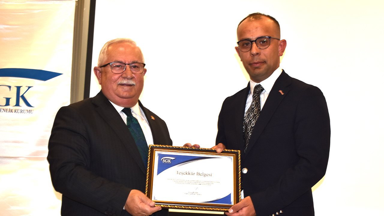 Yozgat’ta Ekonomiye Katkı Sağlayan Gimat’a SGK’dan Onur Belgesi