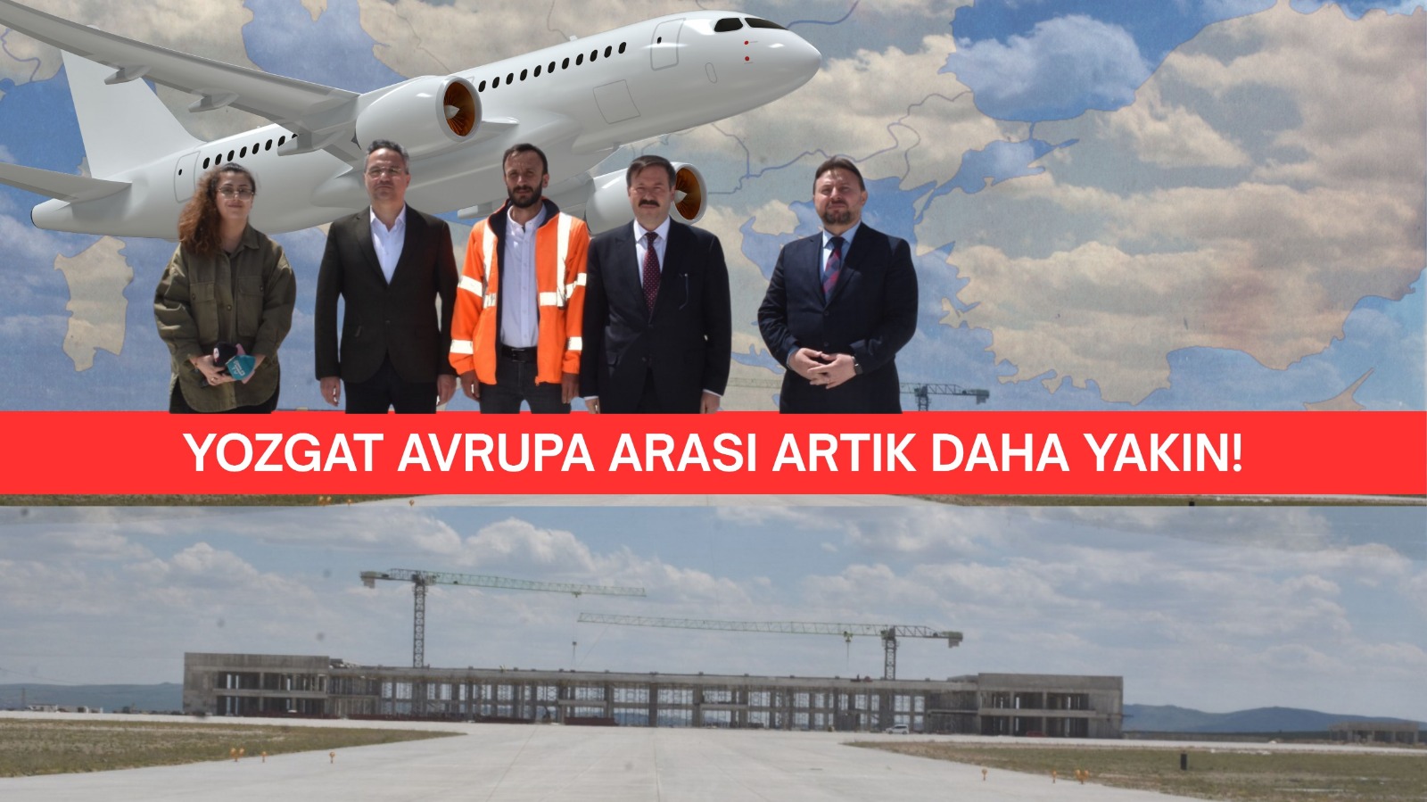 Yozgat Havalimanı ile Yurt Dışı Artık Bir Uçak Mesafesinde!