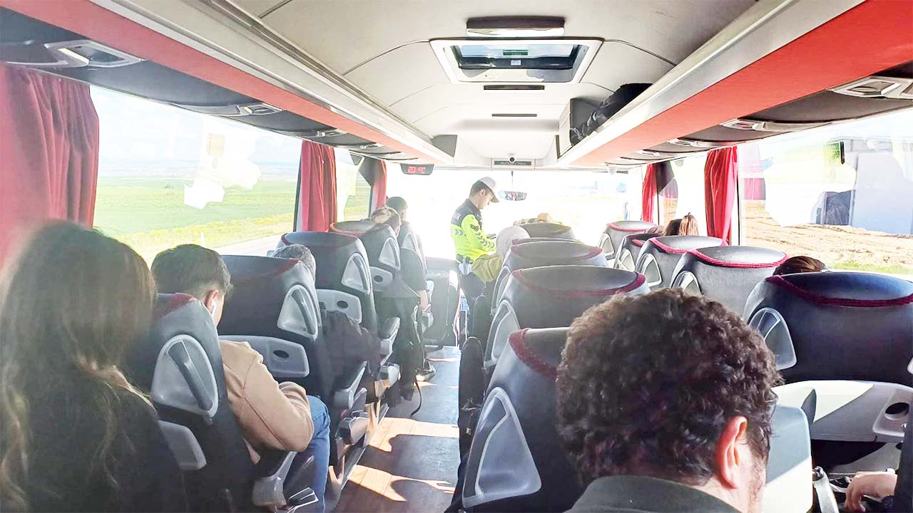 Yozgat’ta Yolcu Araçlarına Sıkı Denetimi