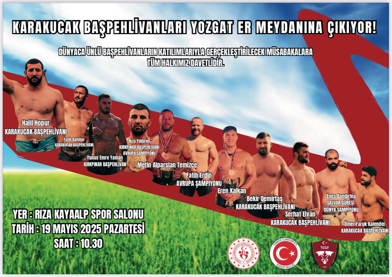 Yozgat Er Meydanı'nda Pehlivanlar Şöleni