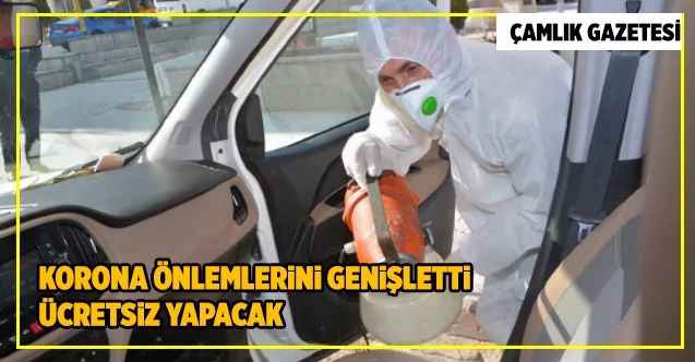 Yozgat Belediyesinden ‘korona’ önlemi