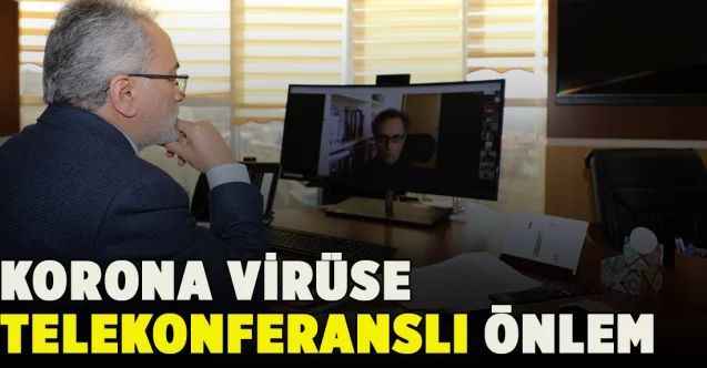 Yozgat Bozok Üniversitesi Rektörü Ahmet Karadağ'dan, korona virüse telekonferanslı önlem