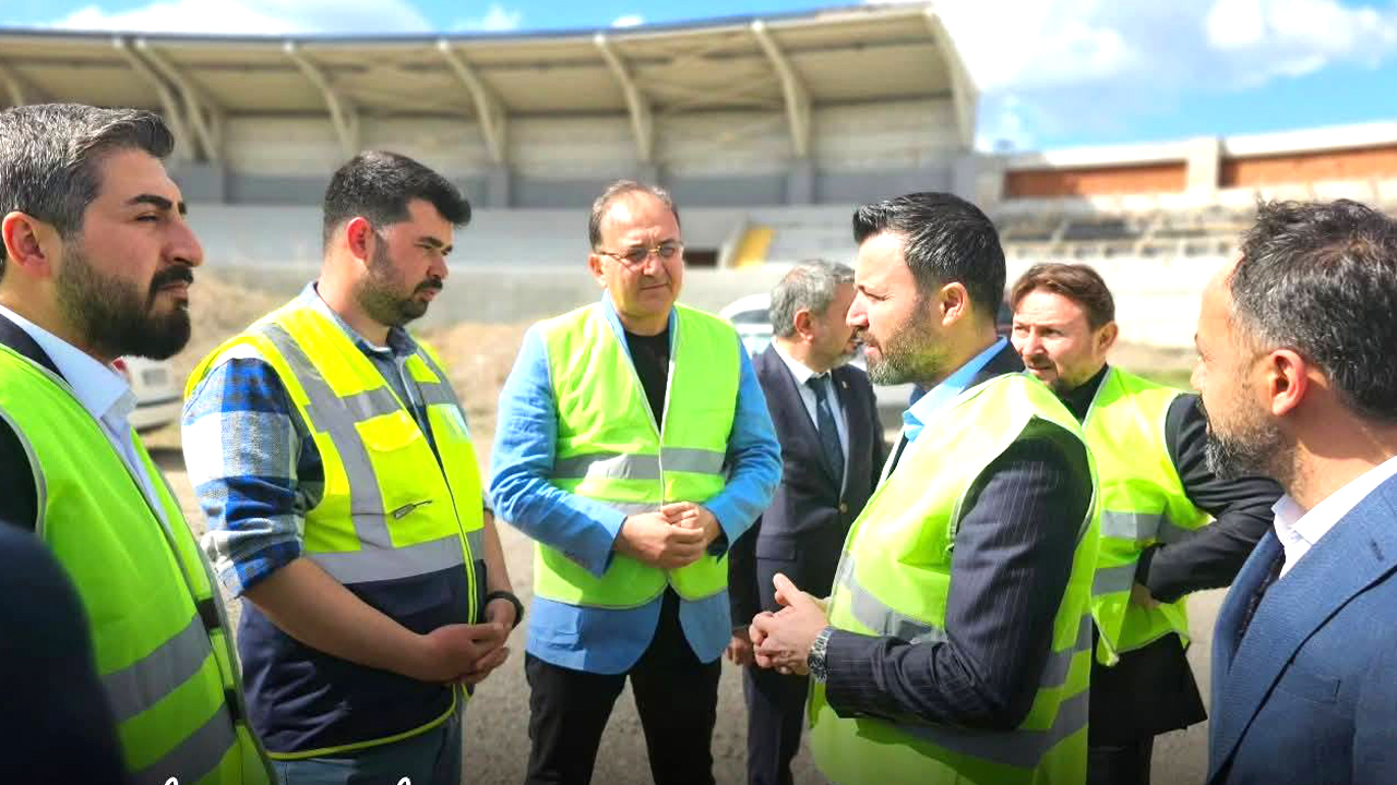 AK Parti Yozgat Milletvekili Süleyman Şahan'dan Yozgat Şehir Stadyumu'nda İnceleme