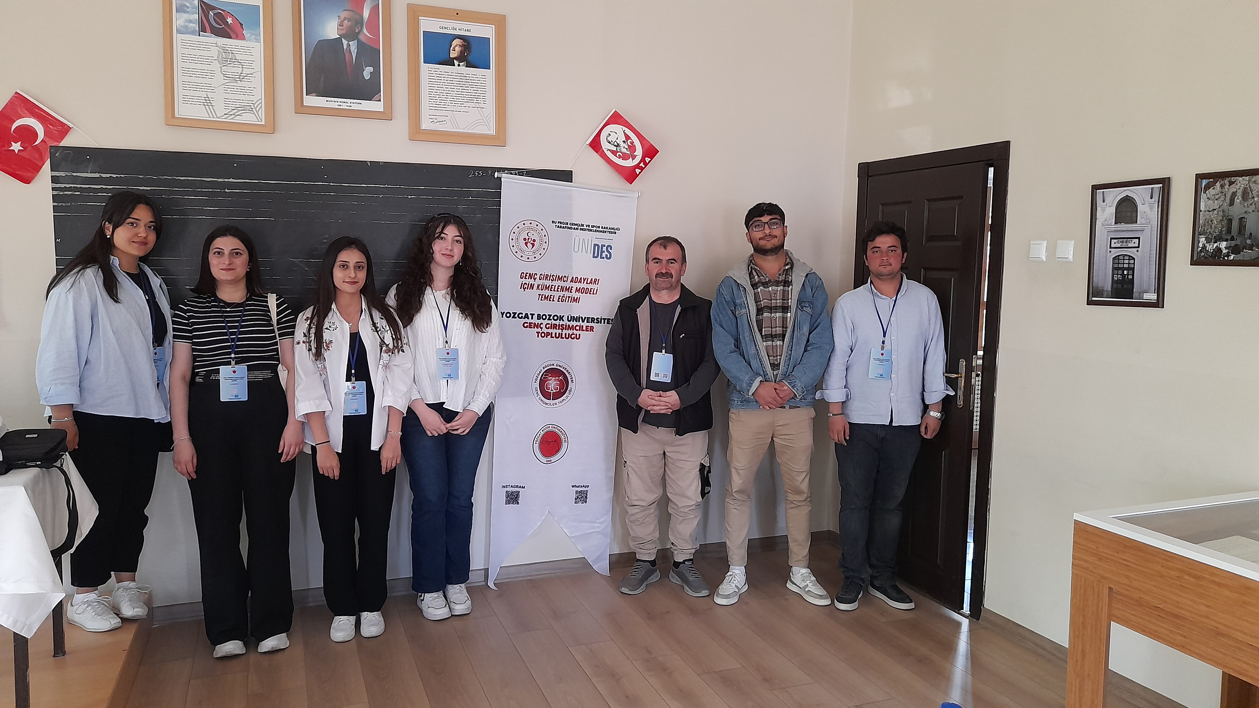 Yozgat'ta Genç Girişimci Adayları Kümelenme Modeli Temel Eğitimi”nde Buluştu
