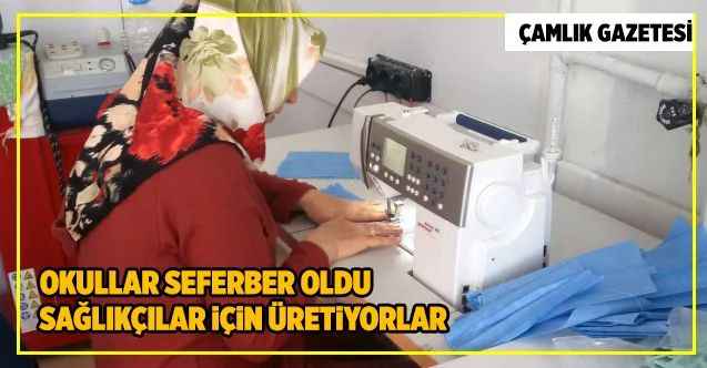 Yozgat'taki okullar sağlıkçılar için seferber oldu
