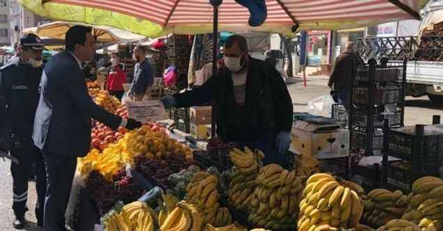Kırıkkale’de pazarlarda Korona tedbirleri