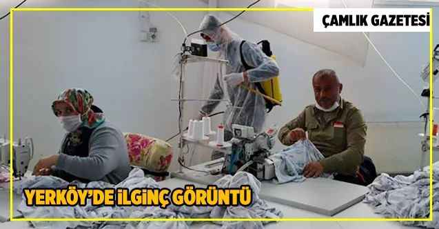 Yerköy’de ilginç görüntü
