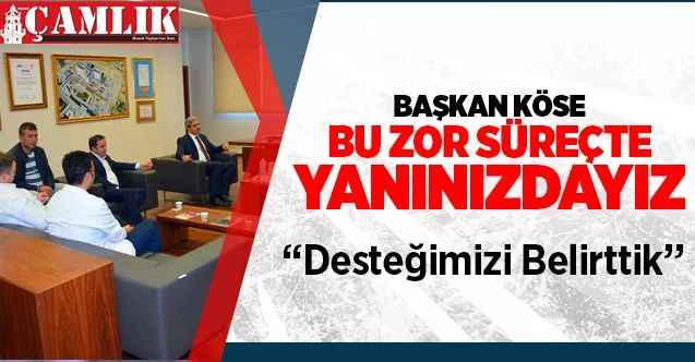 Başkan Köse, şehir hastanesi başhekimi Op. Dr. İbrahim Akkurt'u ziyaret etti