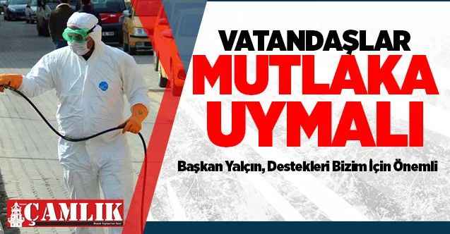 Akdağmadeni'nde çöp konteynerleri dezenfekte ediliyor
