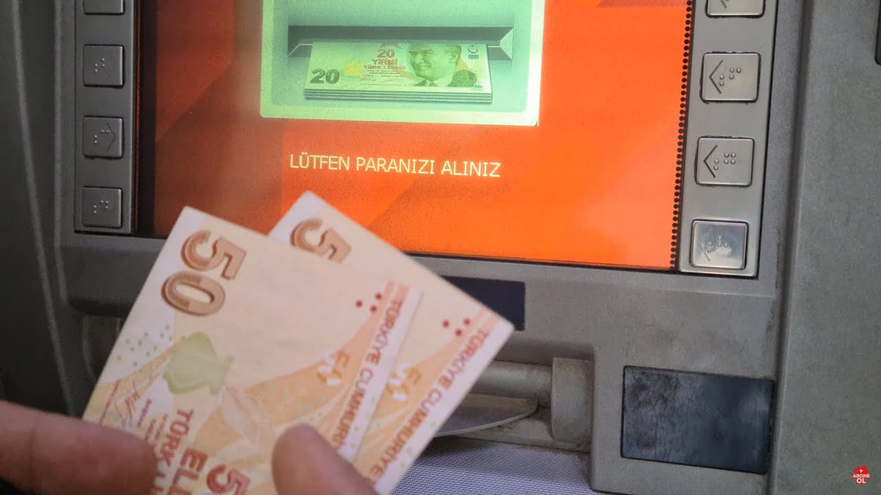 Atm Den Para Nasıl Çekilir Resimli Anlatım