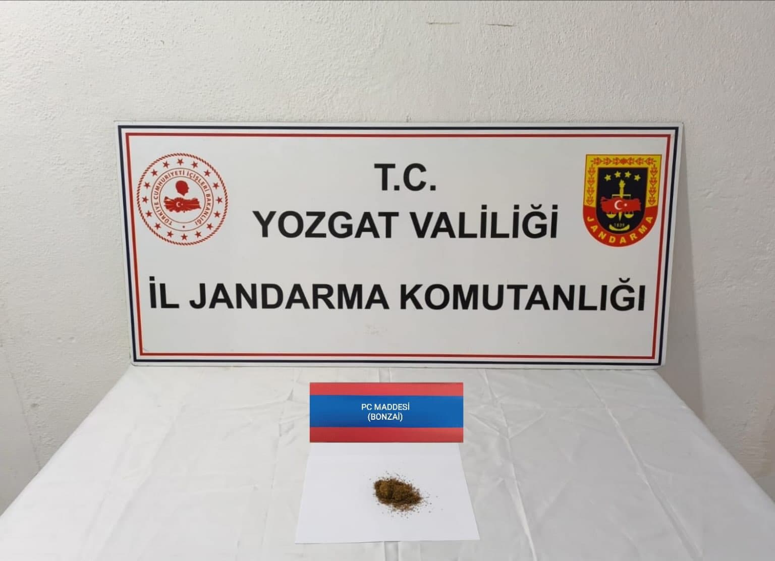 Yozgat'ta Uyuşturucu Operasyonu: 15 Gram Bonzai Ele Geçirildi