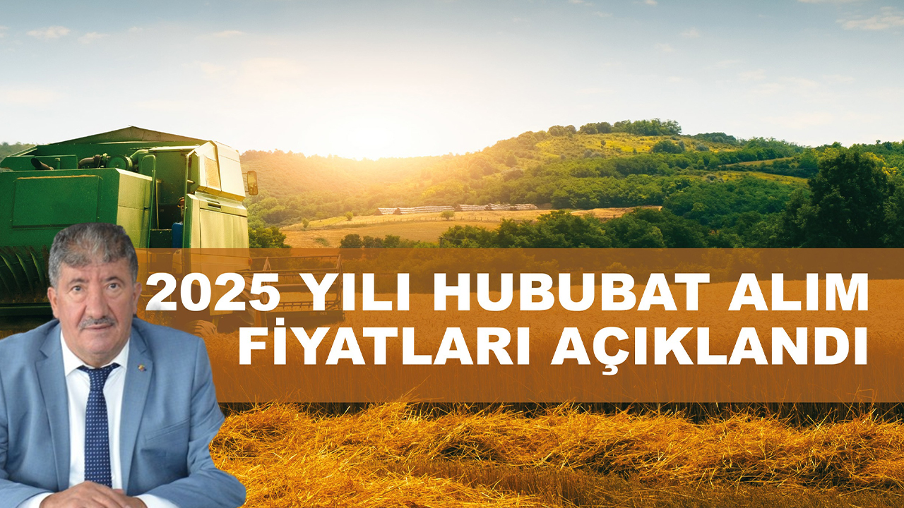 Yozgat Ticaret Borsası Başkanı  Erkekli: Hububat Alım Fiyatları Açıklandı