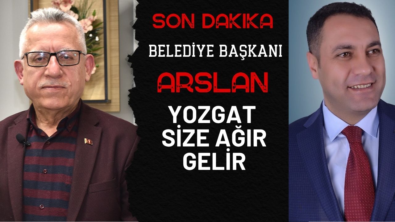 Neler oluyor? Sorgun Belediye Başkanı Erkut Ekinci’nin sözlerine Yozgat Belediye Başkanı Kazım Arslan’dan sert yanıt!