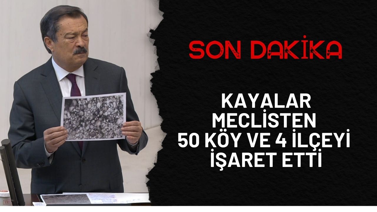 Kayalar TBMM kürsüsünden hem Türk tarımını hem de Yozgat'taki felaketi dile getirdi çözüm istedi